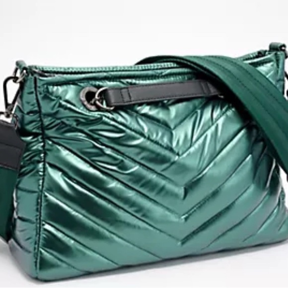 Think Royin Genevieve Lady Shoulder Bag Pearl Emerald Bag - Picture 2 of 9